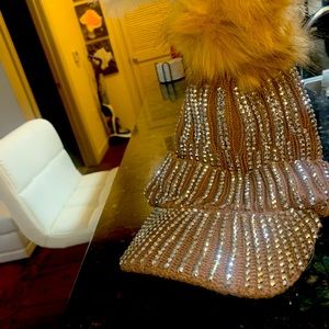 Blinged Out Winter Cap!